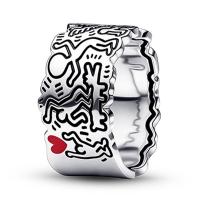 Кільце «Кохання та люди» Keith Haring™ x Pandora