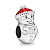 Пандора Шарм Чарівний сніговик в капелюсі Санти 798478С01