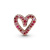Пандора Шарм сяюче рубіново-червоне серце Rose 788692C02