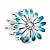 Пандора Шарм Квітка синя Маргаритка 798775C01