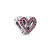Пандора Шарм сяюче рубіново-червоне серце 798692C02