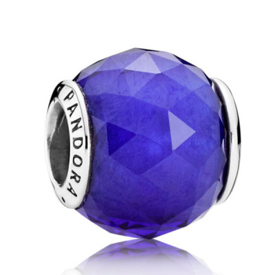 Пандора Шарм Огранений кристал синього кольору 791722NCB
