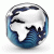 Пандора Намистина-кліпса "Синій глобус" 799429C01