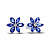 Пандора Сережки Блискучий гербарій 292407C01